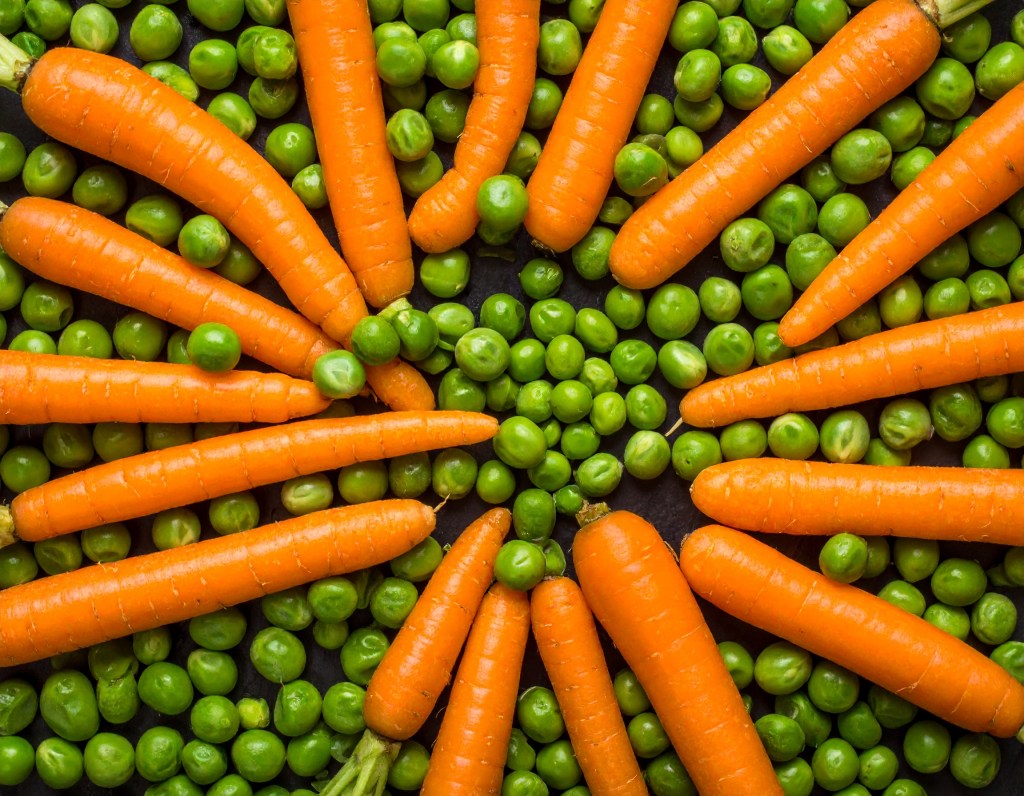 PEAS AND CARROTS